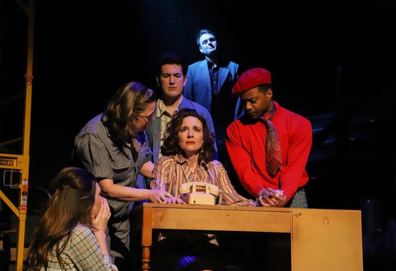 The theatre company waits for a momentous phone call.